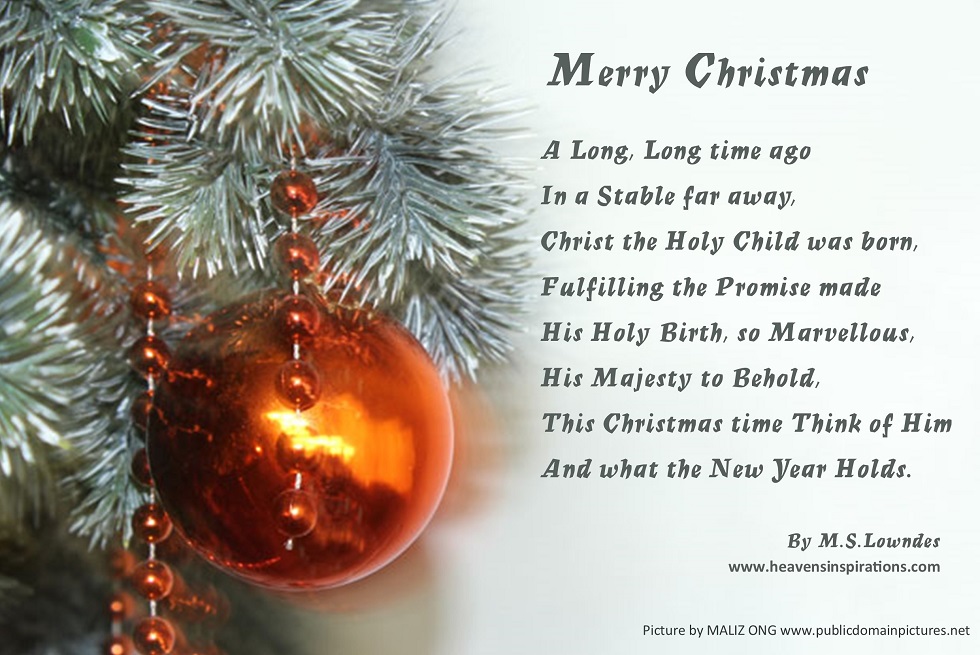 Christian Picture Poems,Chistmas Poetry with Picture Backgrounds